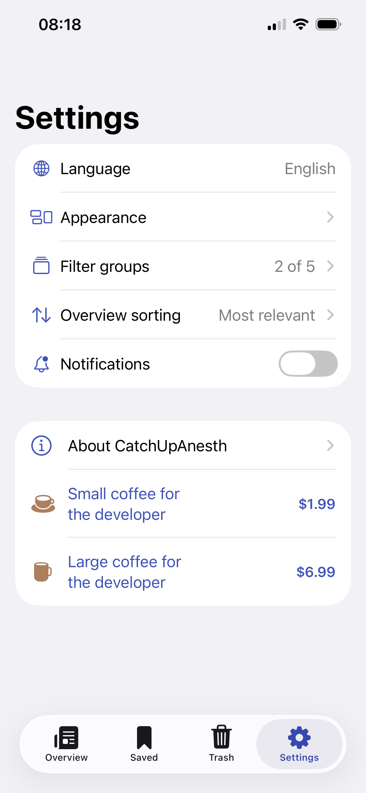 CatchUpAnesth screenshot 2