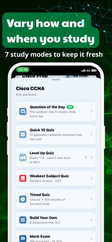 Cisco CCNA CCNP Prep 2026 Screenshot 8 of 10
