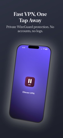 Elleven VPN unlimited iPhone screenshot
