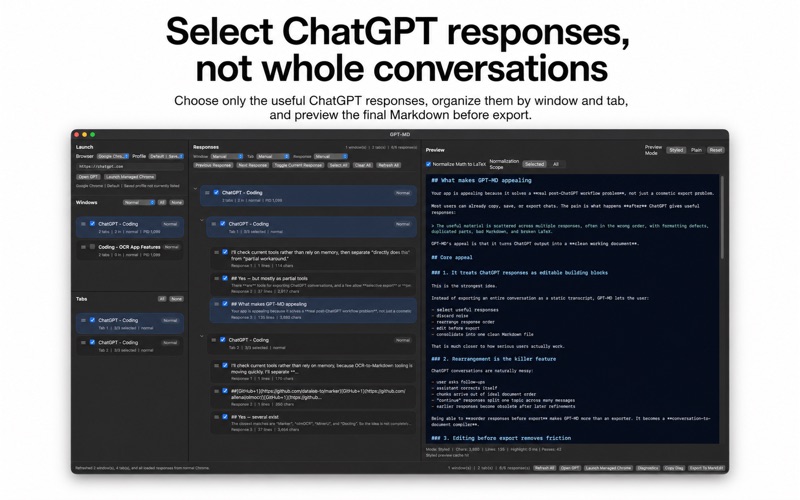 GPT-MD iPhone screenshot