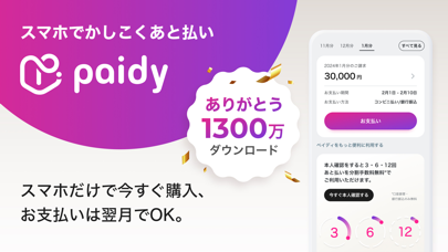 Paidy Screenshot