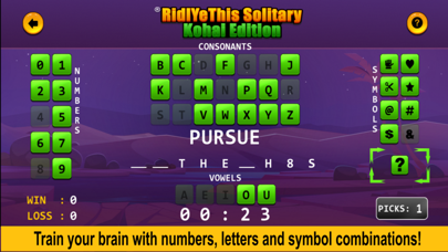 RidlYeThis Solitary Word Game Screenshot