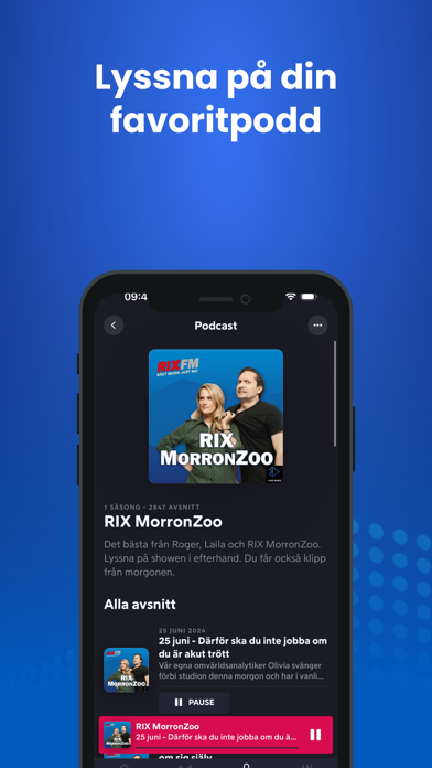 RIX FM Screenshot