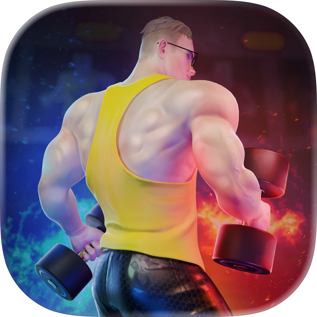 Apple App Store cover for Fitness Gym Bodybuilding Pump