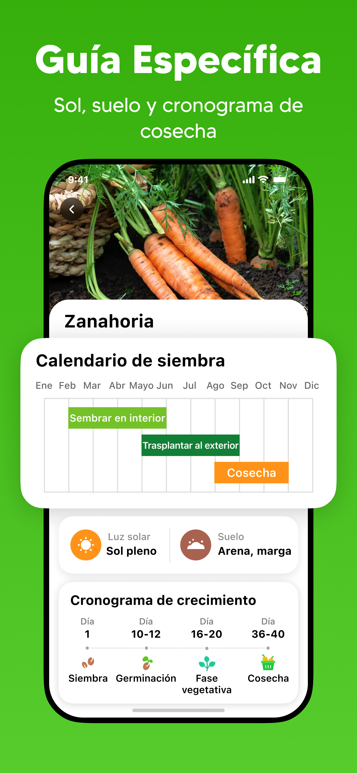 GrowIt: Guía de Plantación
