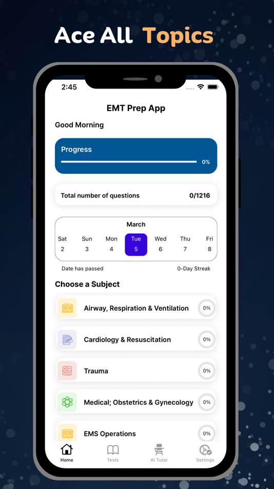 #4. EMT Prep 2025 : Practice Tests (iOS) Podle: faisal khalid