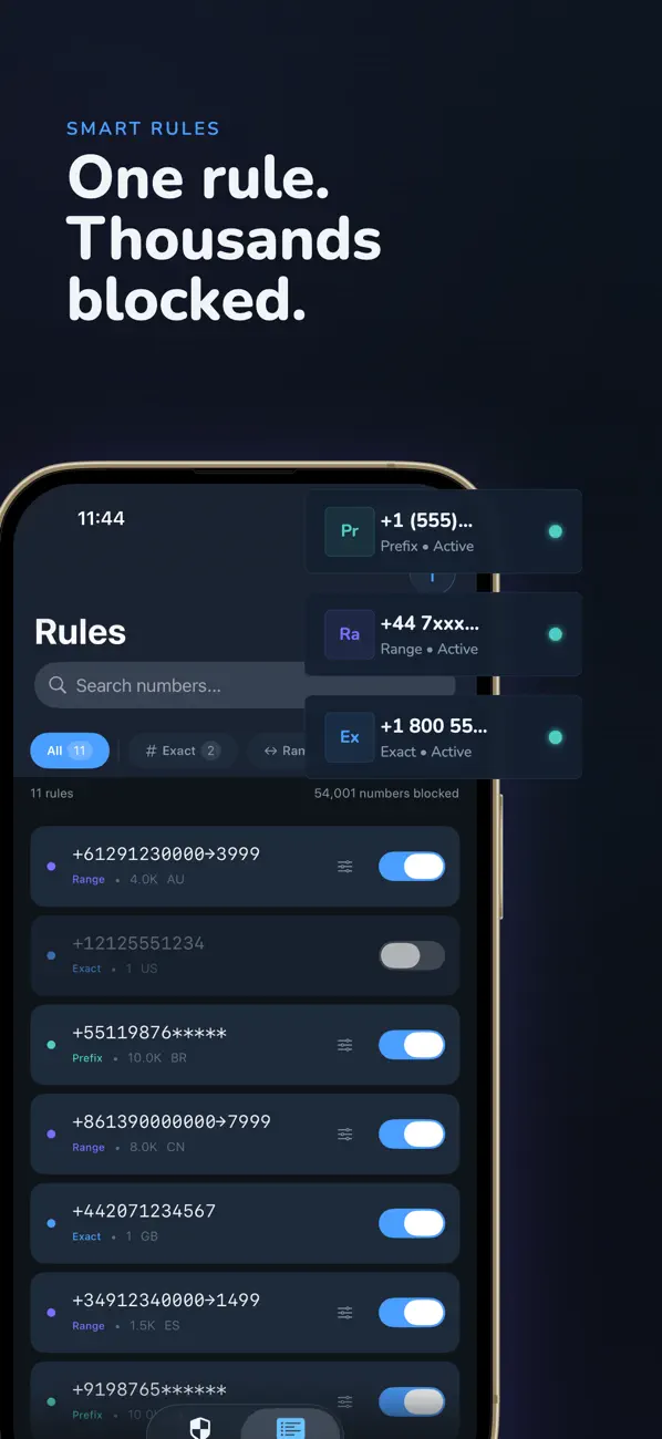 Screenshot #2 pour CallGuard – Spam Blocker