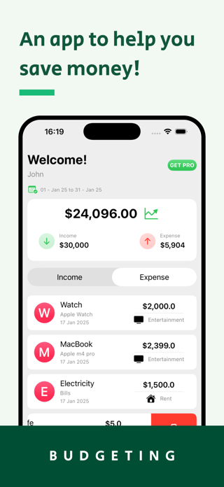 Spending App - Budget Tracker Screenshot 2 of 5