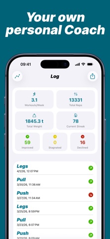 Progression Workout Tracker Screenshot 3 of 6