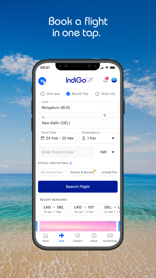 IndiGo: Flight Ticket App - 6.0.4 - (iOS)