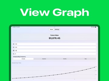 Compound Interest Calculator 6 iPad screenshot