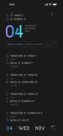 Lightcode Astrology Calendar screenshot 1