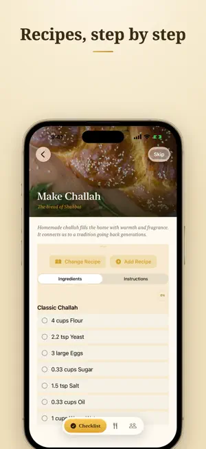 Shabbat Checklist screenshot 2