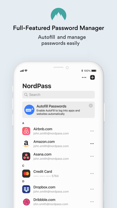 NordPass® Password Manager Screenshot