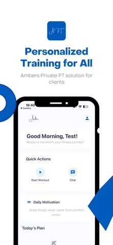 Amber Fit Training Screenshot 1 of 3