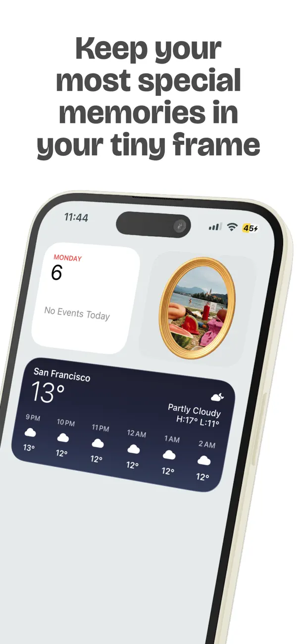 Screenshot #1 pour Tiny Frame Widget