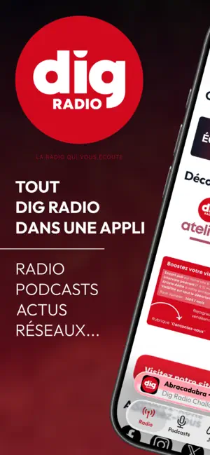 Dig Radio – Podcasts & Actus screenshot 1