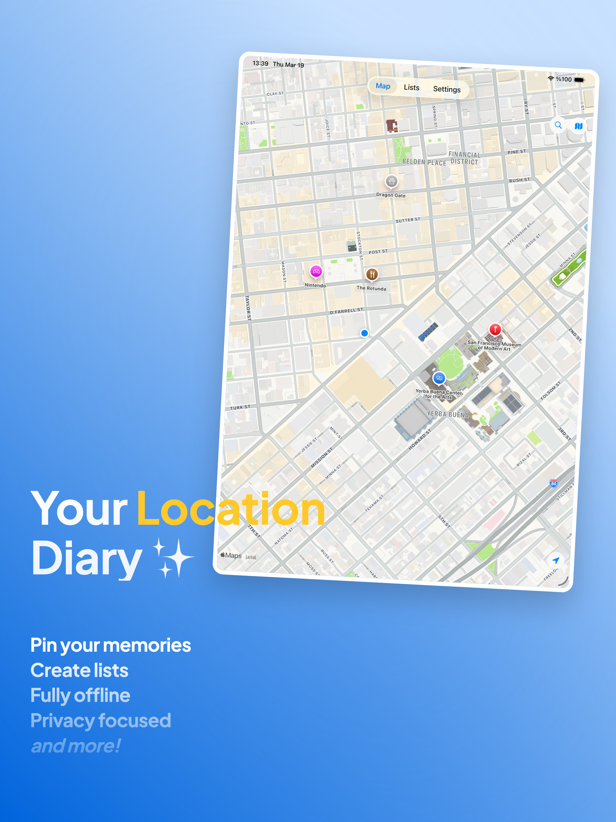 Map Diary - Location Journal screenshot 7