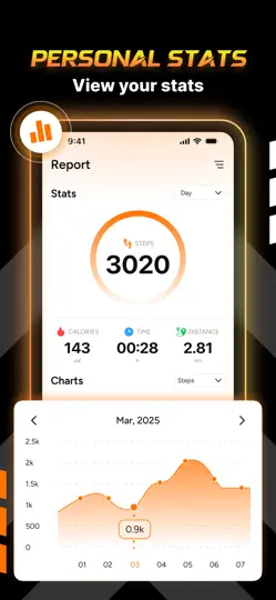 Capture d'écran de Step Counter: Walking, Running sur iPhone 4