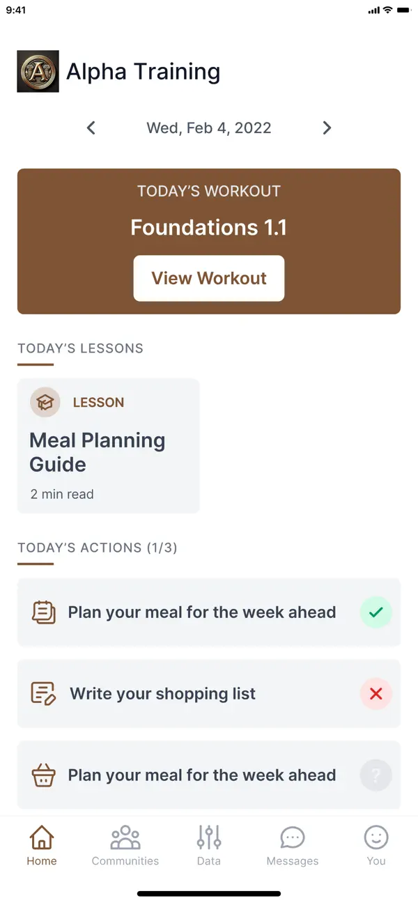 Screenshot #2 pour Alpha Training