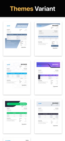 Business Invoice Creator iPhone screenshot