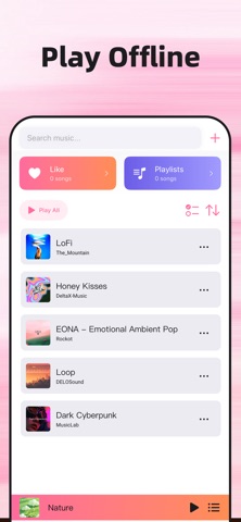 Tubidy Offline Music Player iPhone screenshot