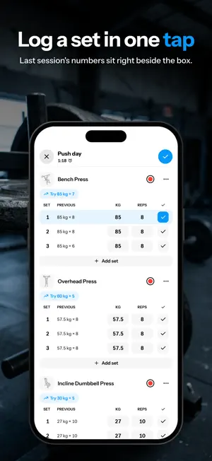 Heft: Workout & Gym Log screenshot 2
