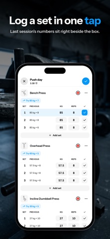 Heft: Workout & Gym Log Screenshot 2 of 10