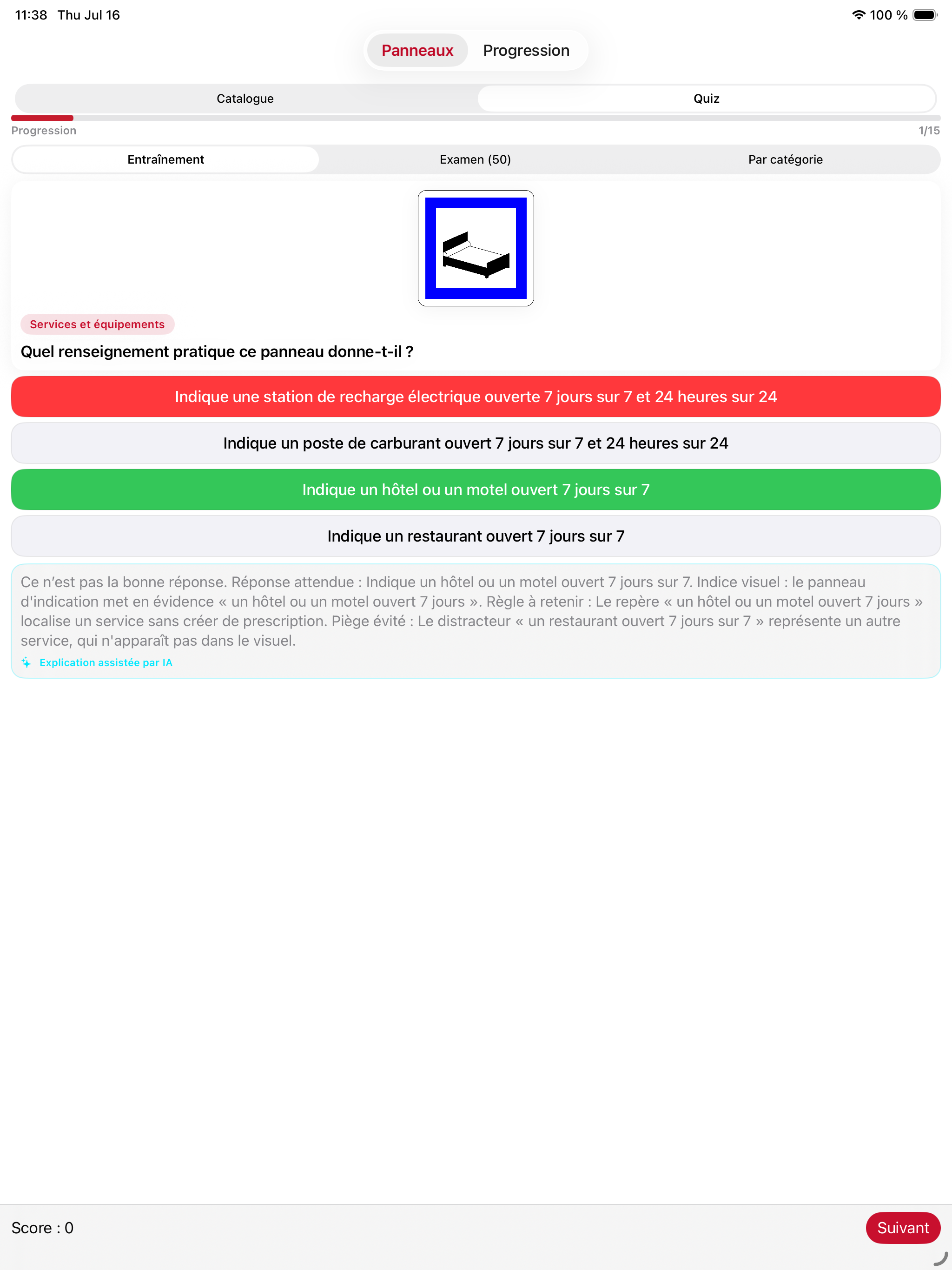 Panneaux routiers français screenshot 11