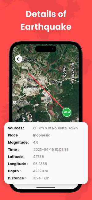 EarthQuake Alerts - SenseEarth iPhone screenshot 5