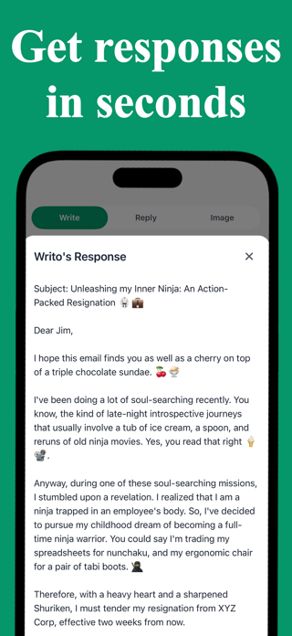 Writo - AI Writer Screenshot 5 of 7