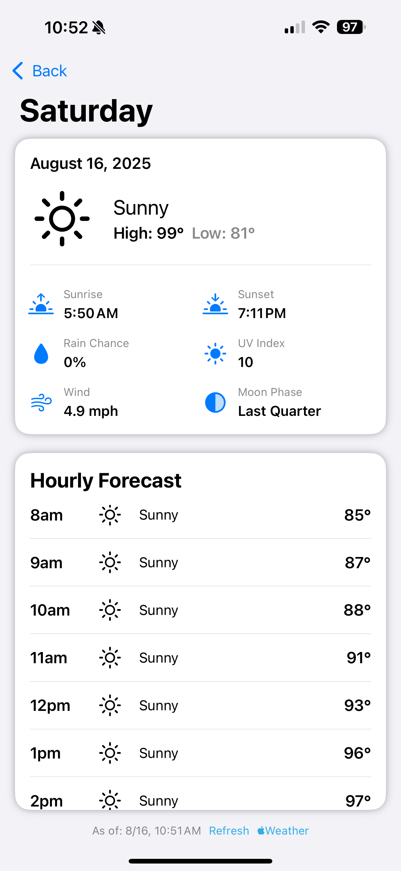 BareWeather: Local Forecast screenshot 4