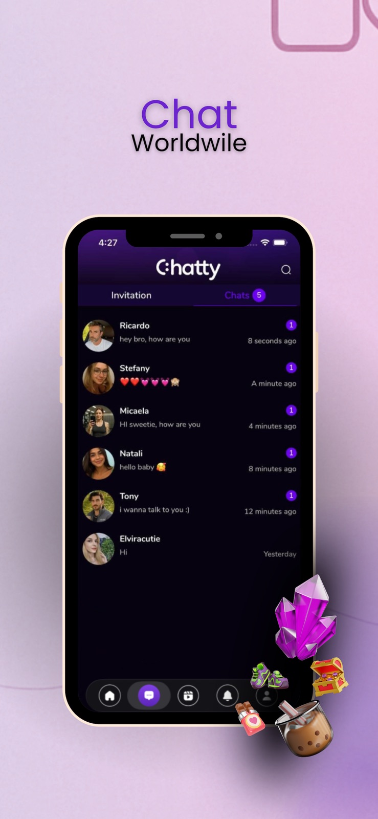 Chatty: Chat & Go Live iphone screenshot 4