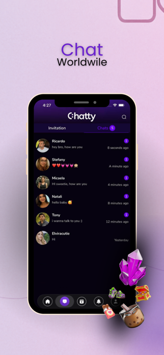Chatty: Chat & Go Live Screenshot 4 of 5