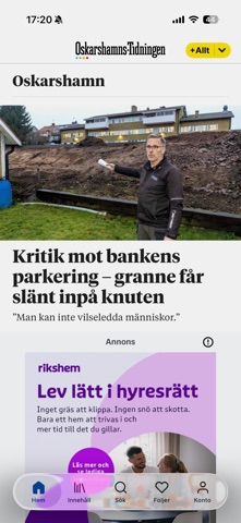 Oskarshamns-Tidningen Screenshot 2 of 3