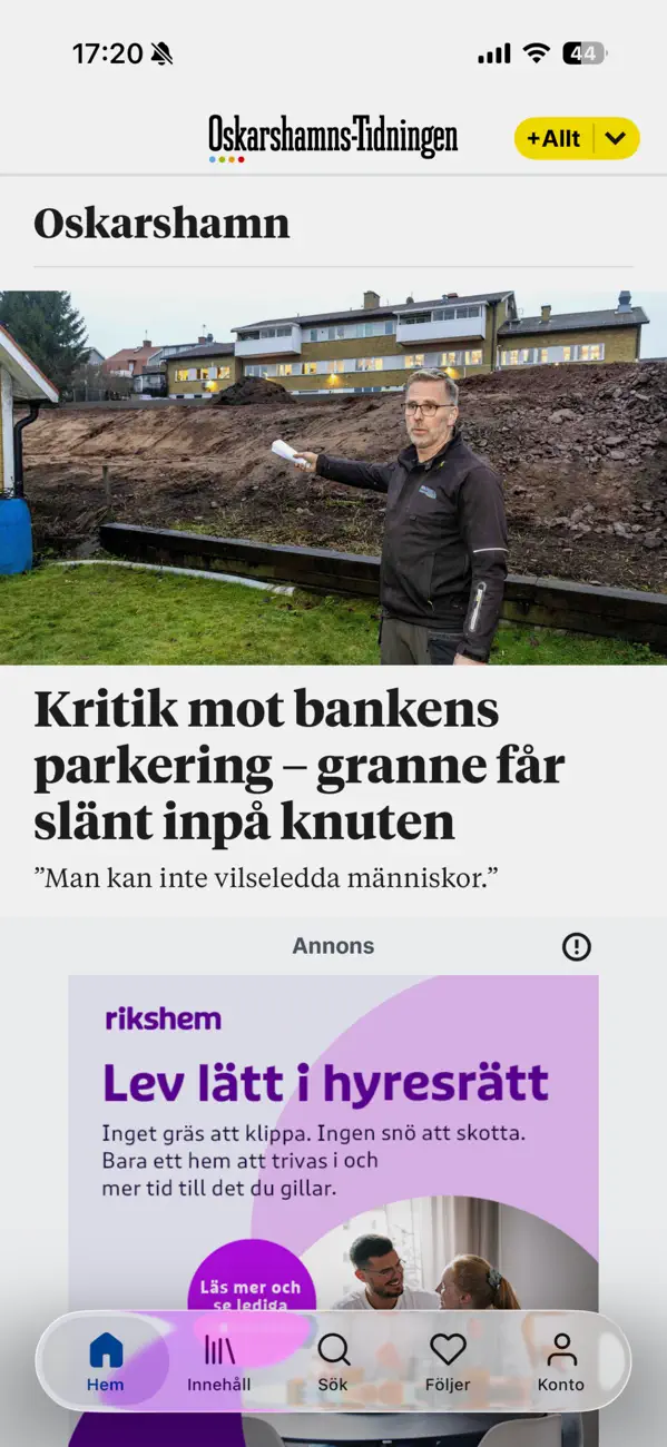 Screenshot #2 pour Oskarshamns-Tidningen