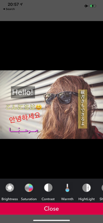 #2. MojiPic - Text On Photos (iOS) Podle: REAFO CO., LTD.