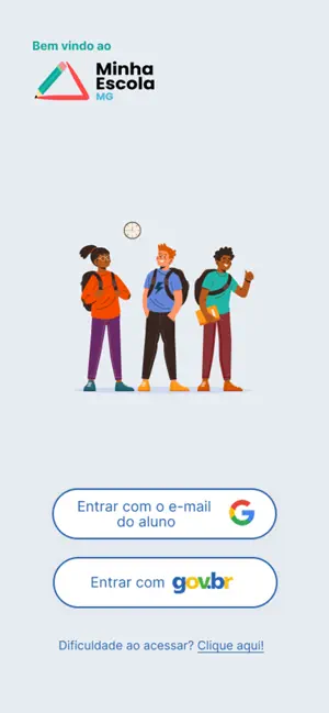 Minha Escola MG iPhone screenshot 1