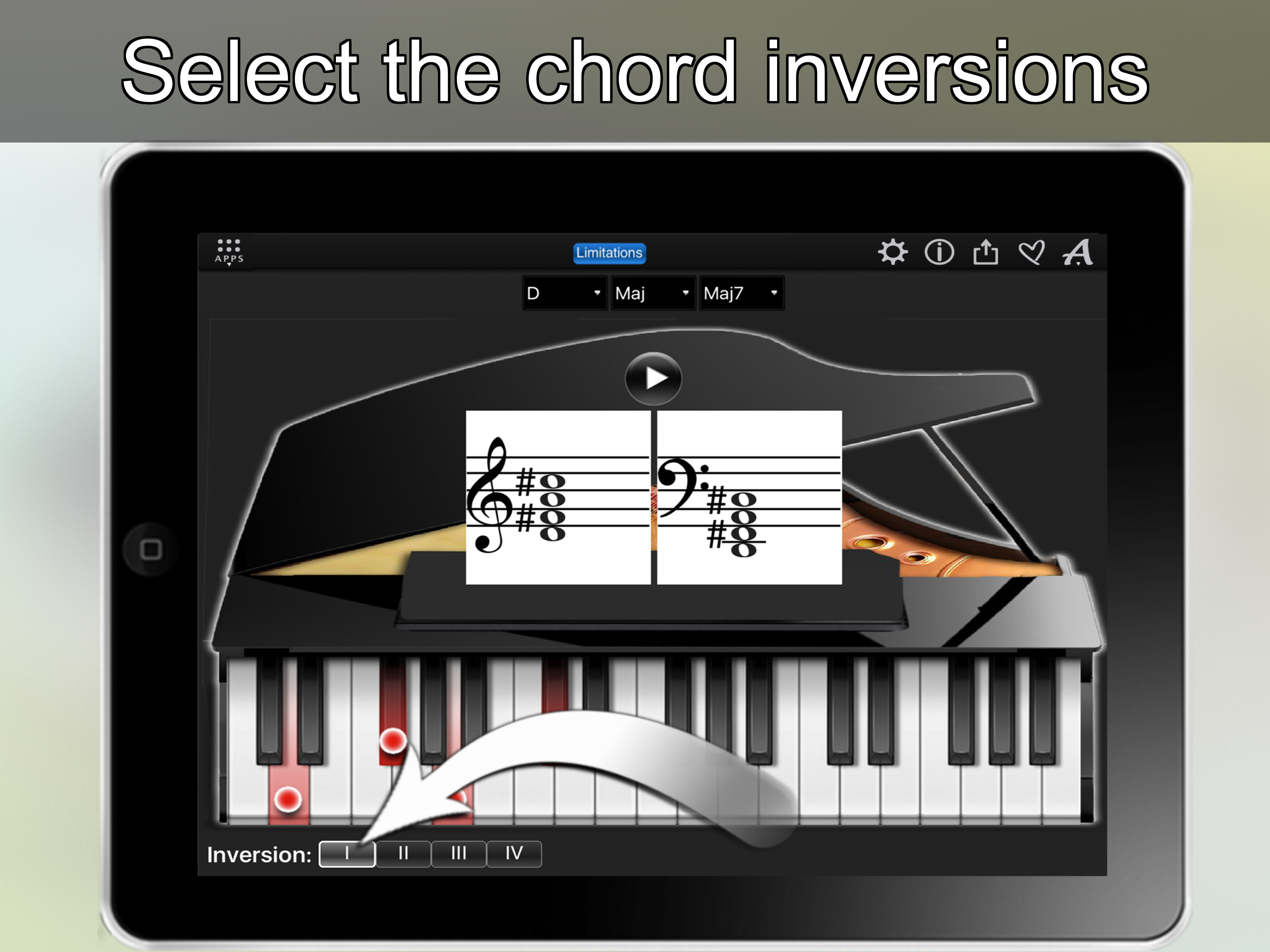 Piano Chords Compass Lite screenshot 13