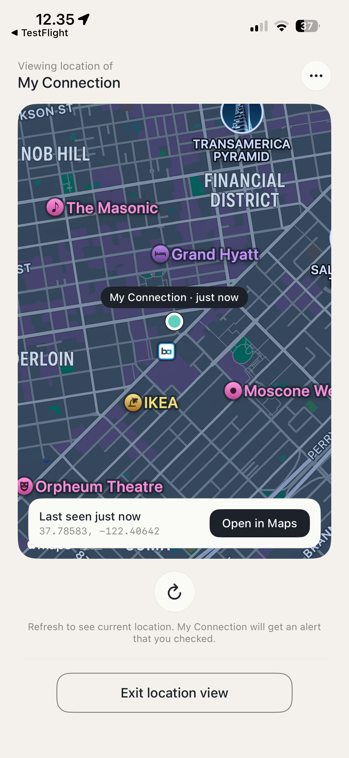Tandem Map