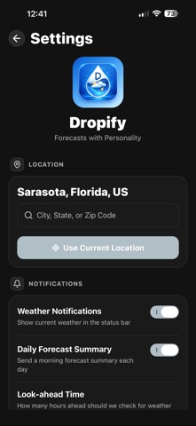 Dropify Weather Screenshot 9 of 10