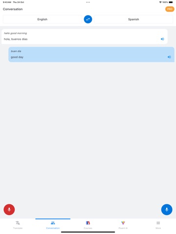 Oxford Langauge Club iPad screenshot