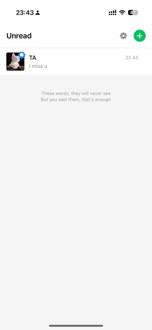 Unread. Screenshot 2 of 4
