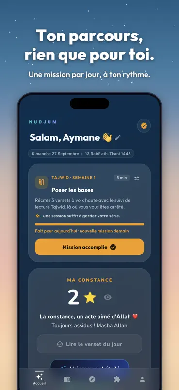 Nudjum: Coran Français Tajwid screenshot 5 of 9