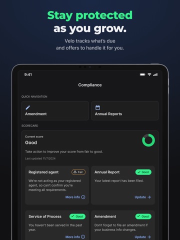 ZenBusiness: LLC Formation iPad screenshot