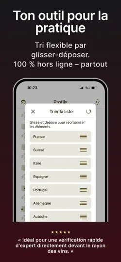 Capture d'écran de Profils De Vins & Cépages sur iPhone 4