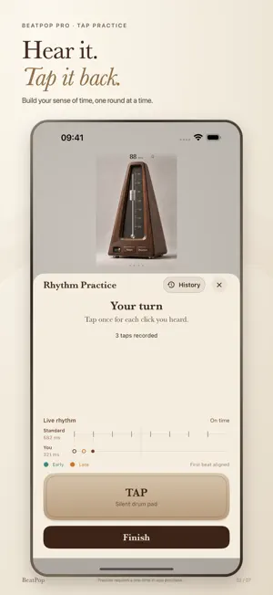BeatPop: Metronome & Rhythm screenshot 2
