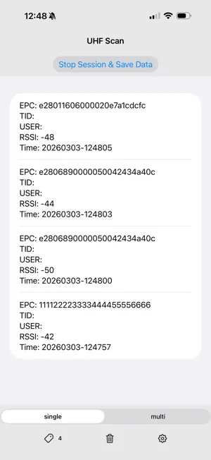NexusConnect UHF screenshot 2