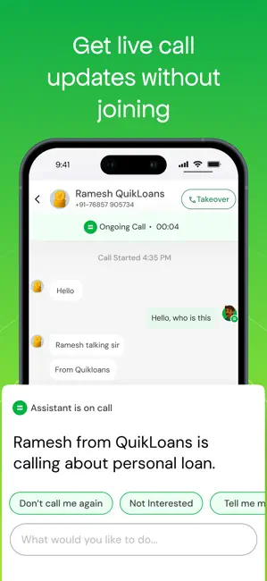 Equal AI: Call Assistant iPhone screenshot 3