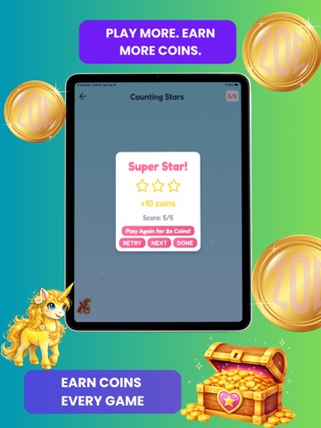 Unicorn Jumpies iPad screenshot
